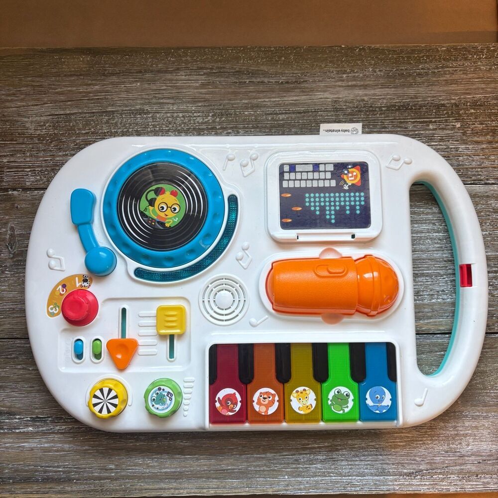 Baby Einstein Musical Mix 'N Roll Activity Center DJ Music Toy Tested